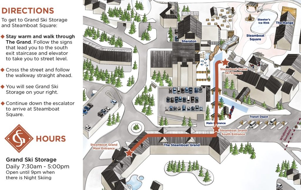 Directions to get Grand Ski 